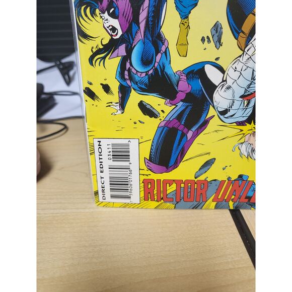 X-Force #34 (1994) Marvel Comics NM 3 Marvel Masterprints Cards Inside - Picture 5 of 7